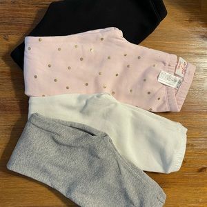 SOLD!! Cat & Jack Fleece Legging 4 Pack